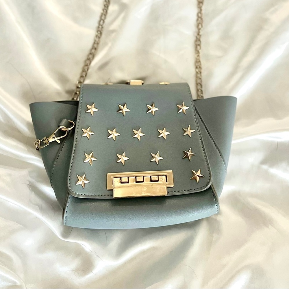 Blue mini chain bag